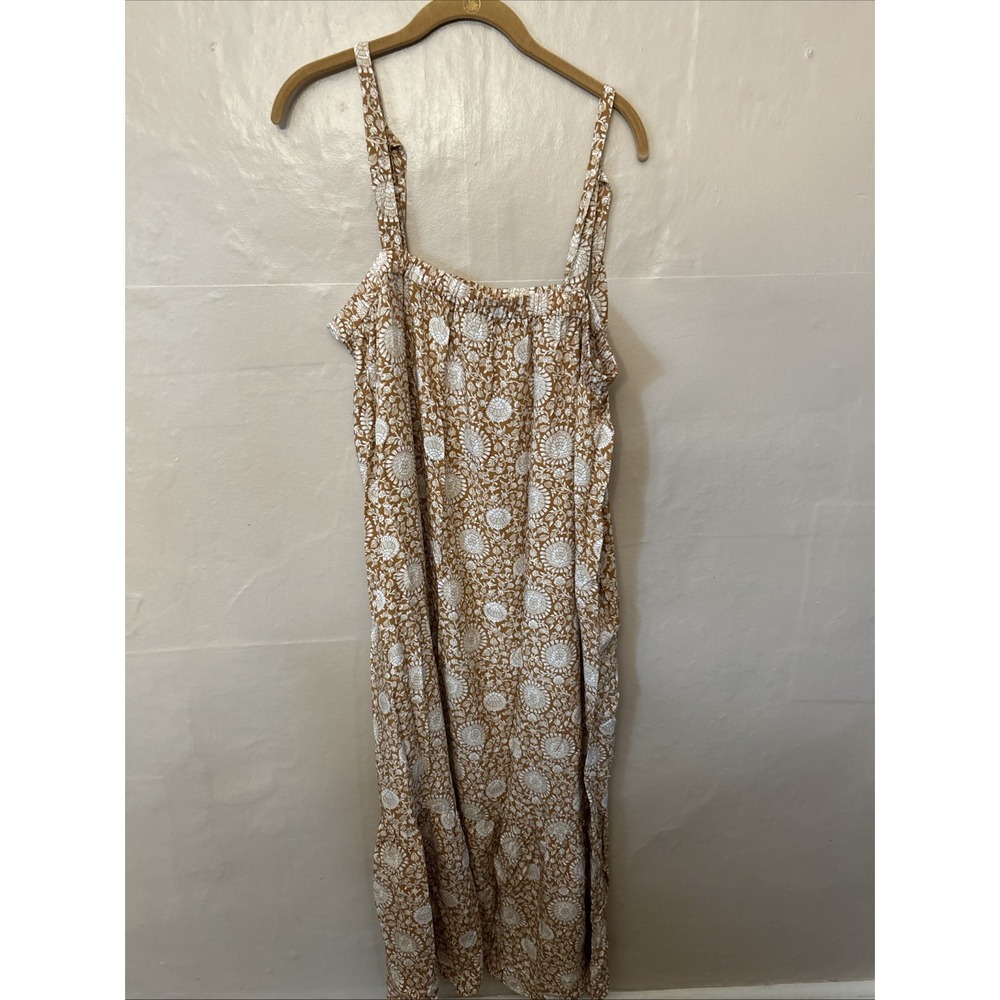 Old Navy XXL Taupe Cream Print Sundress